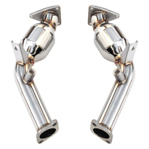 Nissan 02-06 350Z / 02-07 G35 / 02-08 FX35 60mm Downpipes Med Högflödes Katalysatorer Invidia